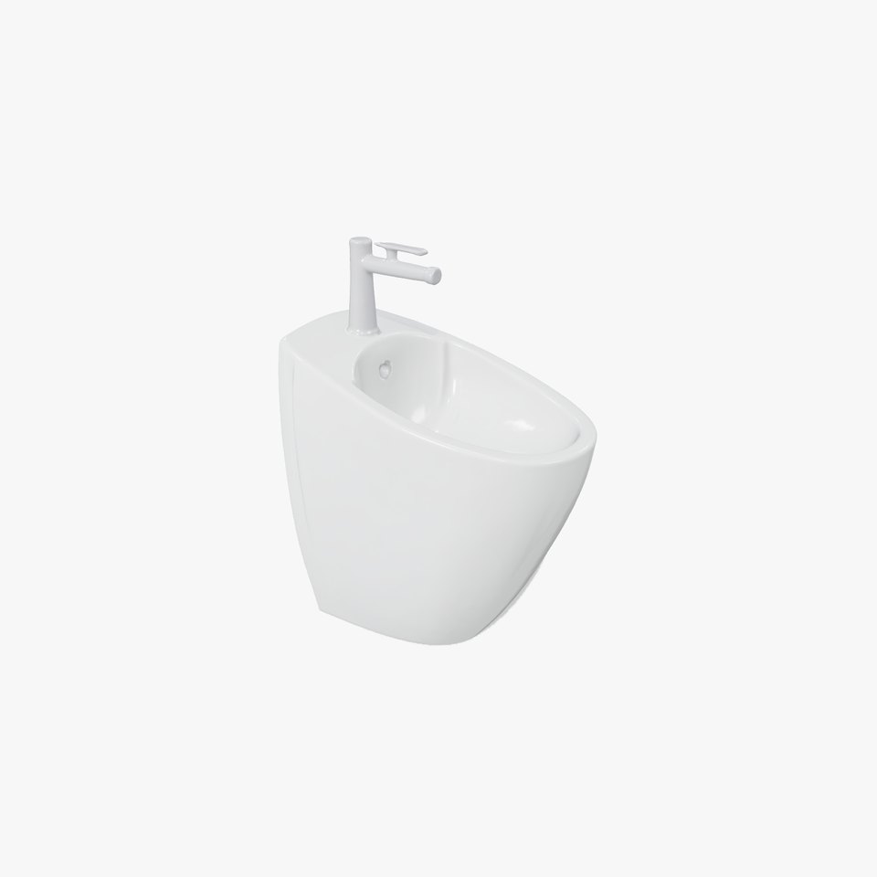 Modern Ceramic Bidet model pack